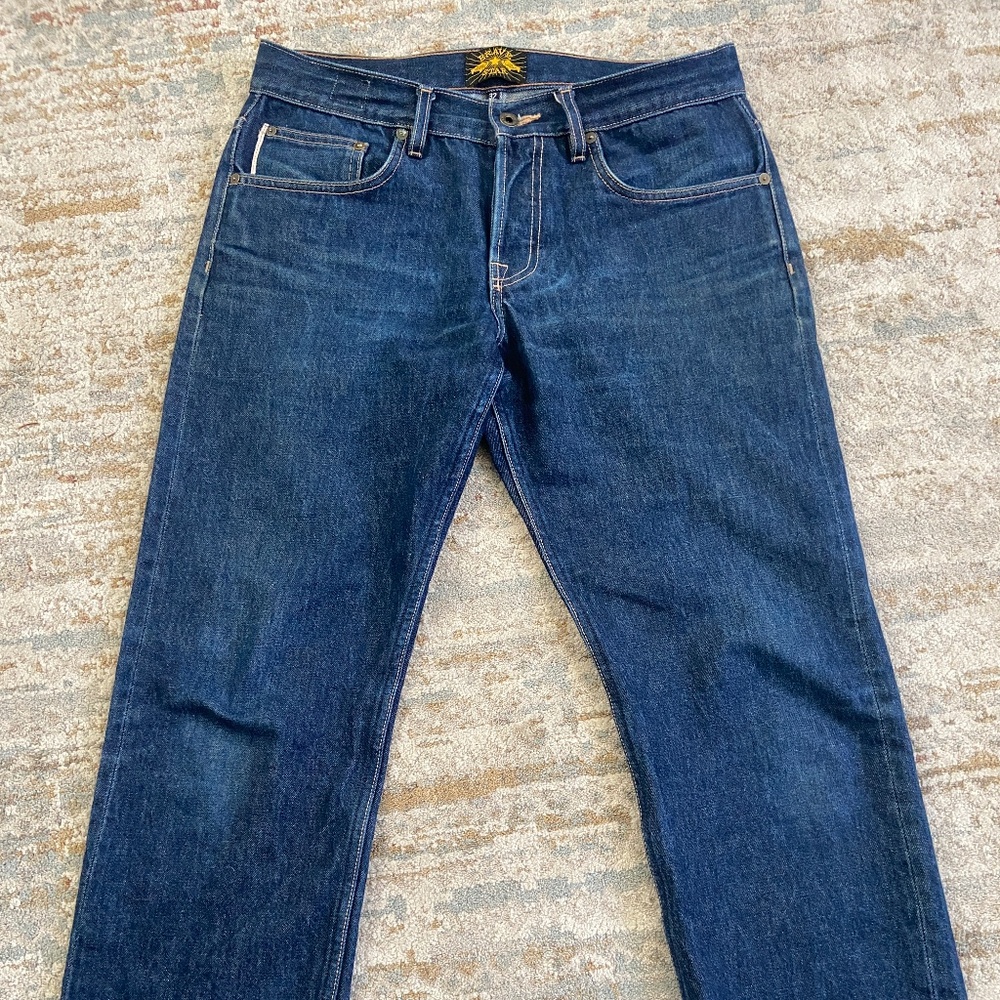 Brave Star Selvedge True Straight 32x30 140z Denim Jeans